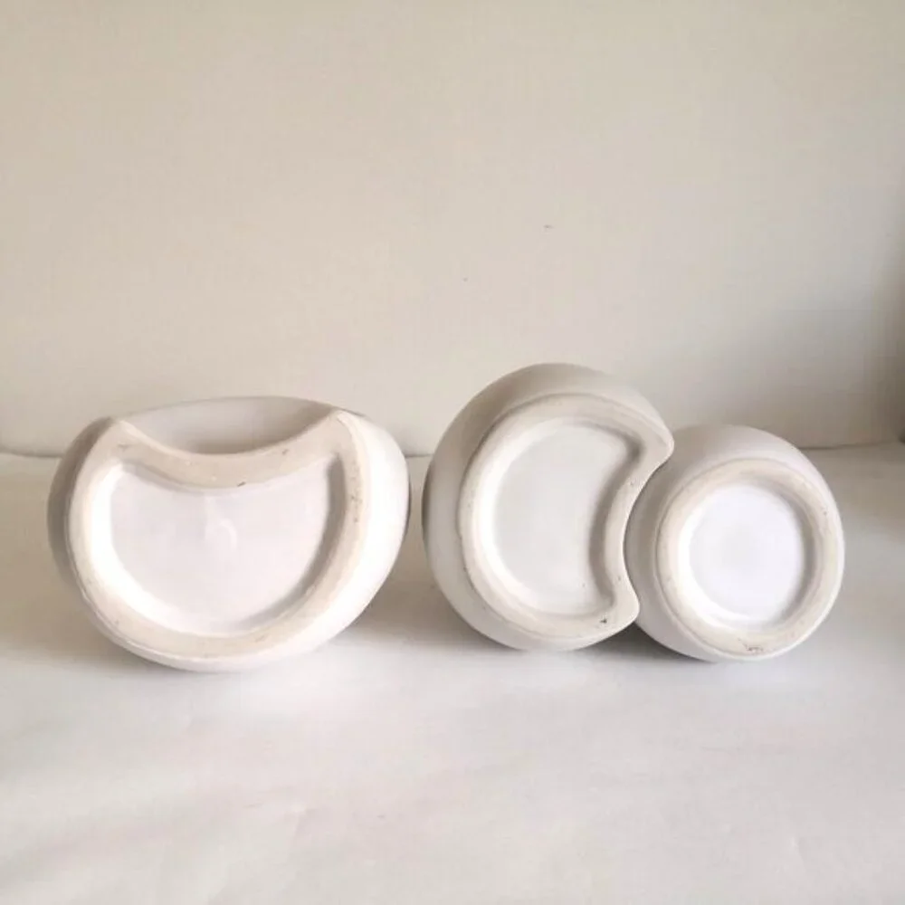 Soliflore Triple Nesting Ceramic Vases